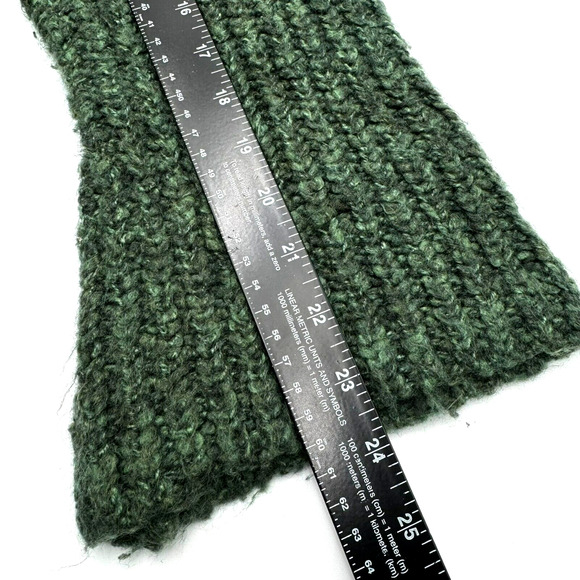 LANE BRYANT VENEZIA Women's XXL Green Wool Pullover Sweater Vintage y2k Tassels‎ - Picture 7 of 7